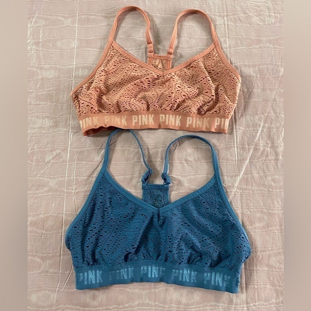 PINK Victoria Secret lightly lined lace bra size M- 2